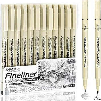 12 Set Drawing Pen