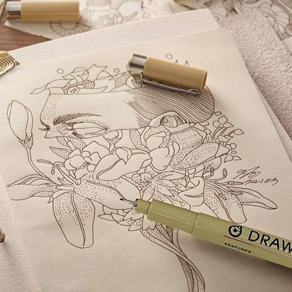 12 Set Drawing Pen