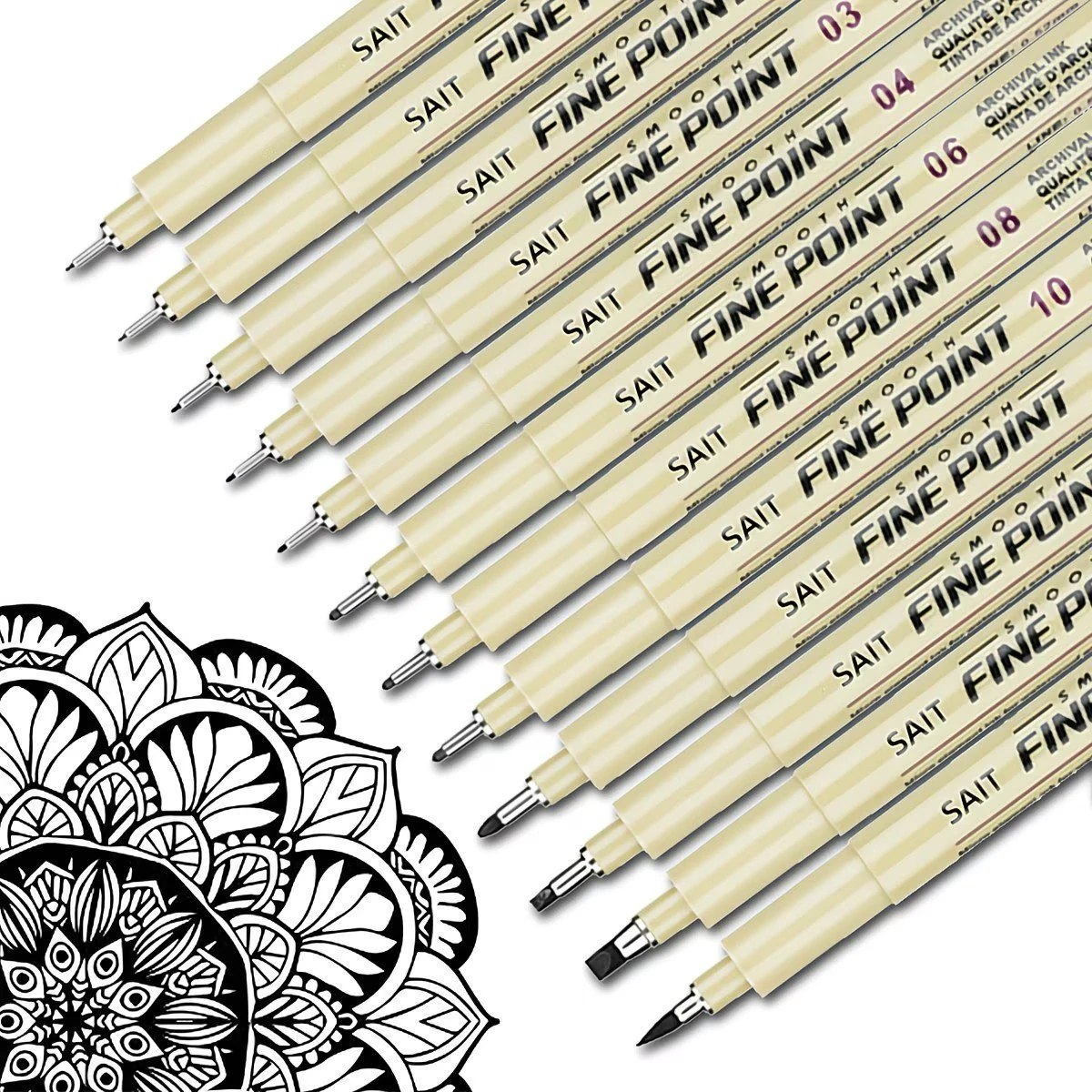 12 Set Drawing Pen